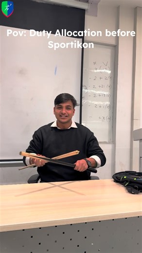 @sportikon_bu on Instagram: "Roles assigned. Drama loading. It’s a sports fest — we said “divide and conquer, not “divide and suffer". 🎬🏆😂 - - - - - - - Direction: @tech_sambhav | Shoot & Edit: @vaibhavvmishrra - - #Sportikon #SportsFestVibes #CollegeSportsLife #TeamWorkDrama #BehindTheScenes"