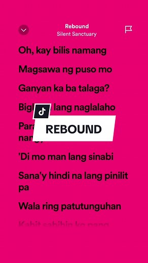 Rebound Song Lyrics by Silent Sanctuary