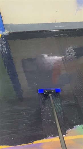 Application of Marble-like Epoxy Metallic Paint #qualityflooring #garagefloorcoating