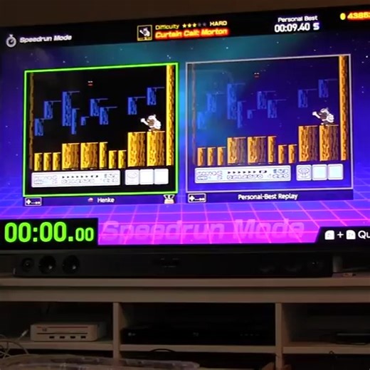 2.6K views · 15 reactions | New TG member Molletheman launched his first submission with a Super Mario jump on Nintendo World Championships NES Edition. Looking to knock out Morton Koopa Jr on the Curtain Call Challenge, Molletheman sent the mini-boss packing his bags in 9.5 seconds flat. #supermario #nintendoswitch | Twin Galaxies | Facebook