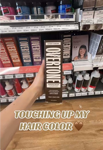 Hair Color Touch-Up with Overtone