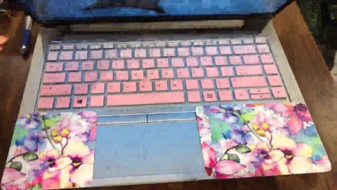 icolor Laptop Skin Sticker Decal 12 13 13.3 14 15 15.4 15.6 inch Personalized Universal Notebook Vinyl Skin Stickers Cover Art Decal Computer Protector (Flowers)