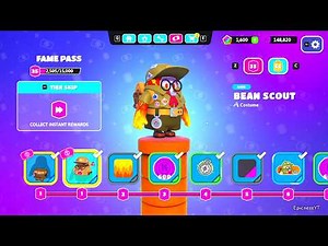 FALL GUYS - BEAN SCOUT SKIN - GAMEPLAY PART 583 [ PC HD 60FPS ]