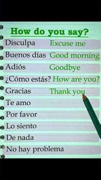 VOCABULARIO BÁSICO EN INGLÉS – APRENDE INGLÉS PARA PRINCIPIANTES 📖🇺🇸🤩 #ingles #aprenderingles
