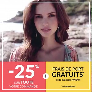 😍 -25% dès 2 articles* les frais de port gratuits dès 29€ d'achats avec le code 499004 !! Une bonne raison de se faire plaisir 😍 https://bit.ly/2N4Kgy7 *voir conditions sur le site | Blancheporte.fr