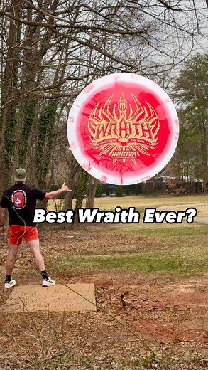 This 2025 @garrettgurthie Tour Series Halo Star Wraith might be the best @innovadiscs Wraith ever? Huge push, impressive glide, and that reliable fade that you want in a Wraith. Plus the premium plastic Halo grip. Bombs away! | Another Round Greenville