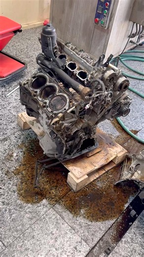 Extremely Overheated Hyundai V6 Engine #automobile #mechanic #shortvideo #shortsvideo #short #shorts
