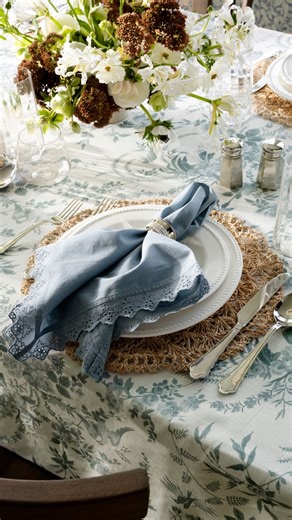 Step by step, we’re bringing our Spring 2026 dining table to life. From layering linens to the finishing touches, see how every detail comes together for the perfect spring tablescape. Shop everything we used at https://bit.ly/3NufEFb | McGee & Co