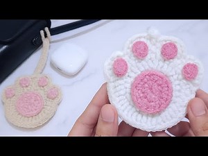 "Cute Cat Paw Crochet Tutorial | Easy Step by Step Guide"