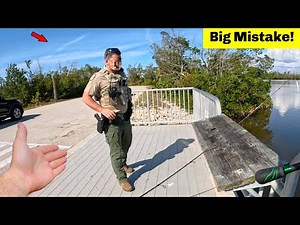 Just Fishing When the Game Warden Showed Up! *Big Mistake*