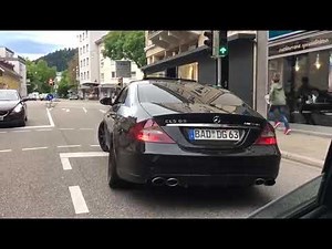 Mercedes CLS 63 AMG Exhaust Acceleration Kickdown Sound