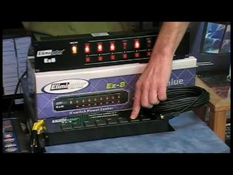 DJ LIGHT CONTROLLER EZ 8 CHANNEL DANCE LIGHTING CONTROL