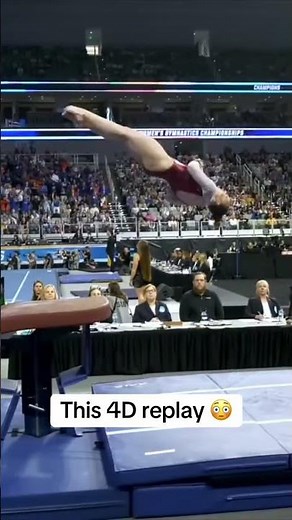 Oklahoma's Lily Pederson's vault was spectacular ✨
