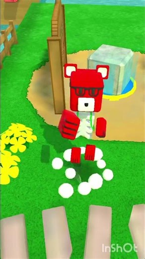 "A little bear playing alone in the forest." ​superbear #superbearadventure #shorts