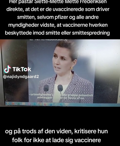 Slette-Mette: Vaccinerede vs. Uvaccinerede i Danmark