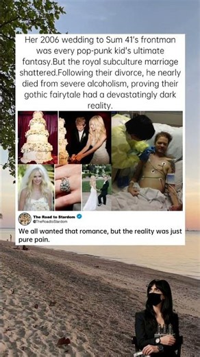 The Tragic Truth of Pop-Punk’s Royal Wedding 💔🎸 #AvrilLavigne #Sum41 #PopPunkHistory #y2k