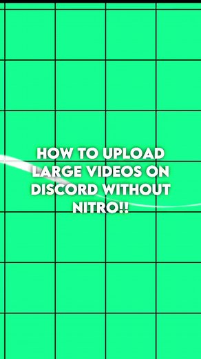 tired of not being able to upload large videos on discord , now you can and you dont have to pay :D #tutorial #HPSustainableSounds #discordhacks #PassTheBIC