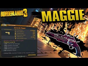 BORDERLANDS 3 | *Maggie* Legendary Weapons Guide