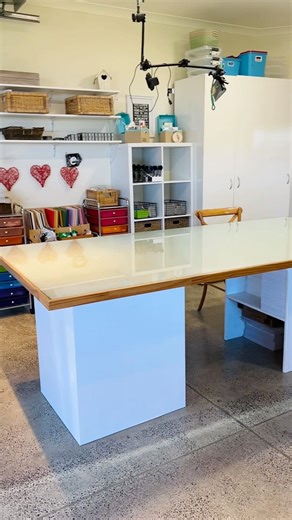 Before and after craft room clean! #shorts