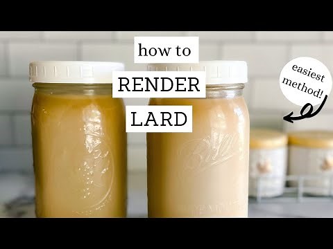 How to Render Lard the Right Way | Step by Step Tutorial