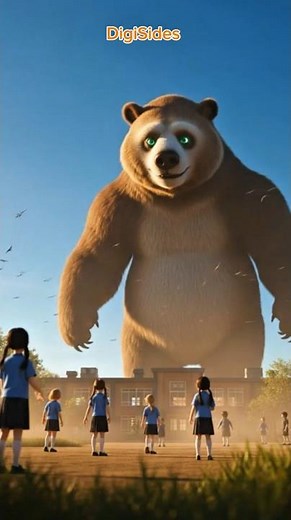 Giant Animal Enters School | 3D Kids Story | Classroom Adventure & Funny Moments #kids