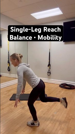 Single-Leg Reach Balance & Mobility #bodymindexpert #katyaacrobat