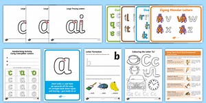 Letter Formation at Home Parents Resource Pack