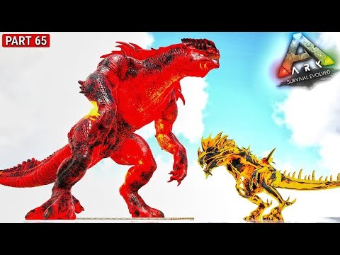 Fire Colossus VS Fallen Demonic Reaper Fight 🔥: ARK New Mega Modded : ARK Survival Evolved : Part 65