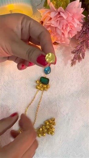 DIY earrings making tutorial #diy #diyearrings #handmade #shorts @nishilife09