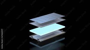 Electric vehicle battery explode in layer 4k footage