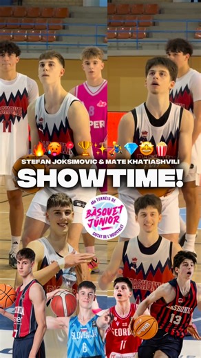 TecnoHoopers on Instagram: "🔥🍿👀¡EL SHOW DE STEFAN JOKSIMOVIC & MATE KHATIASHVILI!⛹🏻‍♂️⛹🏼‍♂️💎✨ @stefan_joksa @mate_khatiashvili @baskonia1959 ⚠️🫣 Tremenda perlita nos dejaron ayer los jugones del @baskonia1959 STEFAN JOKSIMOVIC (Born in 2008 🇷🇸) & MATE KHATIASHVILI (Born in 2008 🇬🇪) en el duelo por el liderato del grupo B 🆚 @bcmegabasket!⛹🏻‍♂️🪄🔜⛹🏼‍♂️💣 ℹ️🏟️🏆 El @baskonia1959 se juega a las 12:00h pase a la gran final del #TorneigBasketLH 🆚 @valenciabasket! No os lo perdáis fami