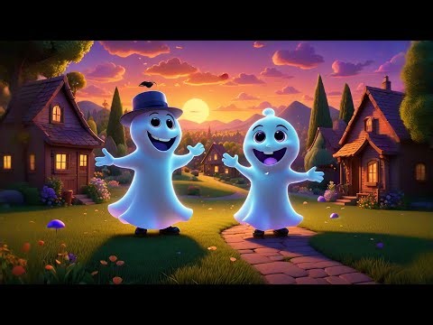 Seven Giggly Ghosts Say “Boo Boo Boo” | Ghost Song for Kids | Educational and Kids Songs