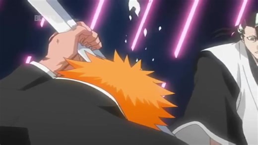ichigo vs Byakuya parte 9 #anime #ichigo #bleach