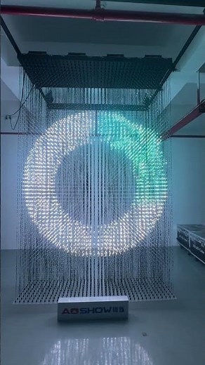 3D Volumetric LED Display Control by Touchdesigner POPs