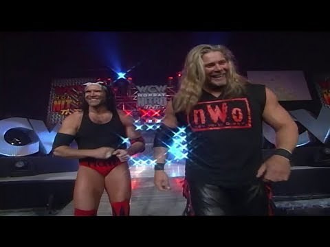 Kevin Nash w/Scott Hall (nWo Wolfpac Elite) vs. The Giant (nWo B&W) Battle of the GIANTS entrances