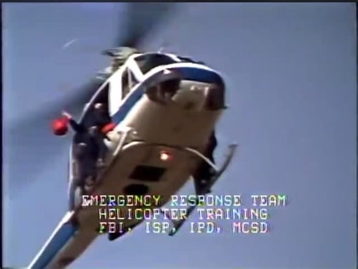 Cop History on Instagram: "Going back to 1982 here’s the Indiana State Police Emergency Response Team training with FBI assets in fast rope helicopter deployment. UK special operations forces and @marlowropes collaboratively developed the Fast Rope Insertion Extraction System (FRIES), or “fast roping,” in the 1970s. First used in combat during the 1982 Falklands War, tactical operators across the world embraced it as a solution to abstract deployment situations (video from internet/Indiana State
