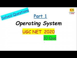 Operating System MCQs | UGC NET 2020 solved questions