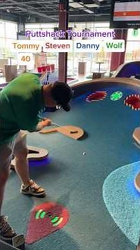 Hole 1, Futuristic Mini Golf Course #puttshack