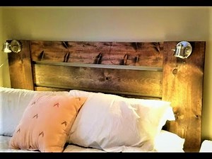 DIY - Easy Lighted Headboard!