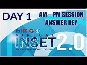 VIRTUAL INSET 2.0 DAY 1 ANSWER KEY (ALL EXIT QUIZZES) COMPLETE!