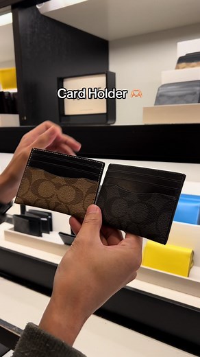 Coach Card Holder for Men | Original Wallets & Accessories