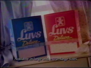 Luv's Prints for Boys and Girls - We're Tops in Bottoms - 1990 Vintage Commercial