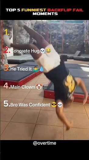 Top 5 Funniest Backflip Fails! 😂 #funny #backflipfail #shorts #epicfails #failarmy #trynottolaugh