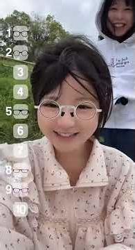 似合うメガネランキングこはる編👓 #メガネ #ランキング #ranking #funnyvideo