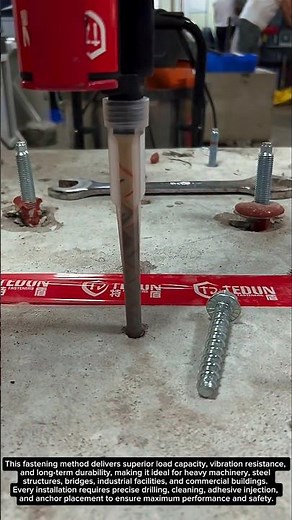 How Chemical Anchors Create Ultra-Strong Concrete Connections