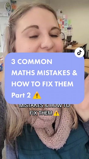 Here are another 3 common Maths mistakes and how to fix them! Tagging the first video here: @Miss Hanekom