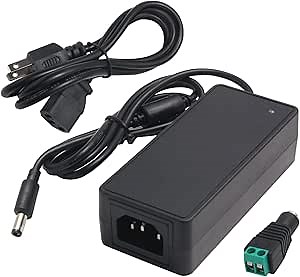 5V Power Supply 5A 25W AC/DC Adapter LED Driver 100-240V AC to DC 5 Volt 5amp 4.5A 4A 3.5A 3A Converter Transformer 5.5x2.5mm Tip for WS2811 WS2812 LED Strip Light Security System