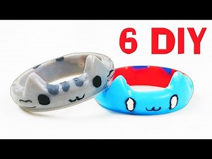 7.8K views · 235 reactions | Learn how to make 6 kitty cat resin rings DIY craft. It's an easy DIY and easy ring is a 5-minute crafts. | Nerdecrafter | Facebook