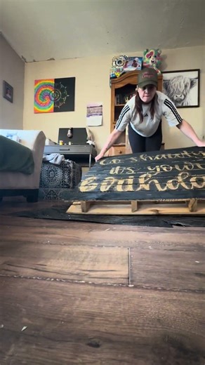 DIY Black & Gold Birthday Backdrop | Custom Pallet Party Decor