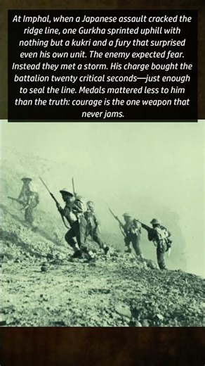 The Indian Gurkha Whose Courage Stopped an Army